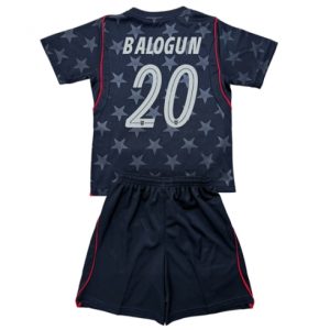 Koszulka piłkarska Stany Zjednoczone Folarin Balogun #20 Koszulka Wyjazdowej dziecięce MŚ 2026 +Krótkie Spodenk