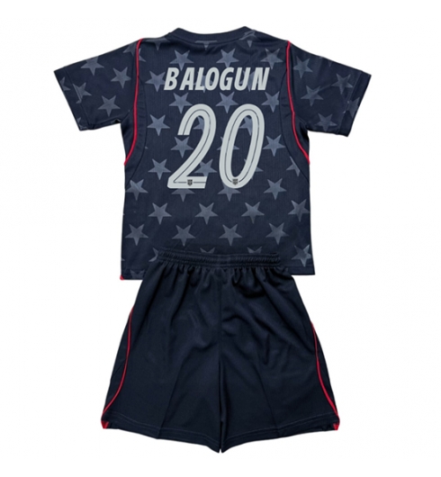 Koszulka piłkarska Stany Zjednoczone Folarin Balogun #20 Koszulka Wyjazdowej dziecięce MŚ 2026 +Krótkie Spodenk Koszulka piłkarska Stany Zjednoczone Folarin Balogun #20 Koszulka Wyjazdowej dziecięce MŚ 2026 +Krótkie Spodenk