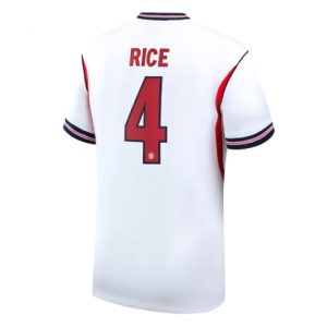 Koszulka piłkarska Anglia Declan Rice #4 Koszulka Podstawowej MŚ 2026 Krótki Rękaw