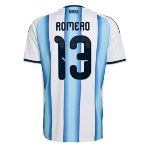 Koszulka piłkarska Argentyna Cristian Romero #13 Koszulka Podstawowej MŚ 2026 Krótki Rękaw
