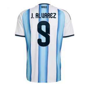 Koszulka piłkarska Argentyna Julian Alvarez #9 Koszulka Podstawowej MŚ 2026 Krótki Rękaw