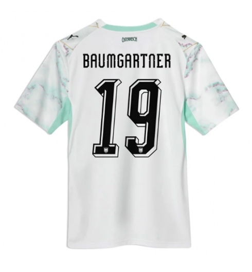 Koszulka piłkarska Austria Christoph Baumgartner #19 Koszulka Wyjazdowej MŚ 2026 Krótki Rękaw Koszulka piłkarska Austria Christoph Baumgartner #19 Koszulka Wyjazdowej MŚ 2026 Krótki Rękaw