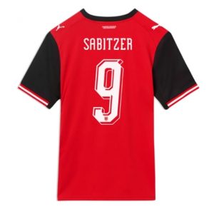 Koszulka piłkarska Austria Marcel Sabitzer #9 Koszulka Podstawowej MŚ 2026 Krótki Rękaw Koszulka piłkarska Austria Marcel Sabitzer #9 Koszulka Podstawowej MŚ 2026 Krótki Rękaw