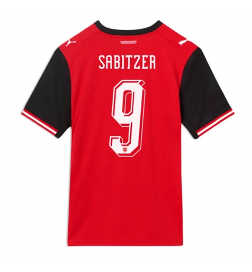 Koszulka piłkarska Austria Marcel Sabitzer #9 Koszulka Podstawowej MŚ 2026 Krótki Rękaw Koszulka piłkarska Austria Marcel Sabitzer #9 Koszulka Podstawowej MŚ 2026 Krótki Rękaw