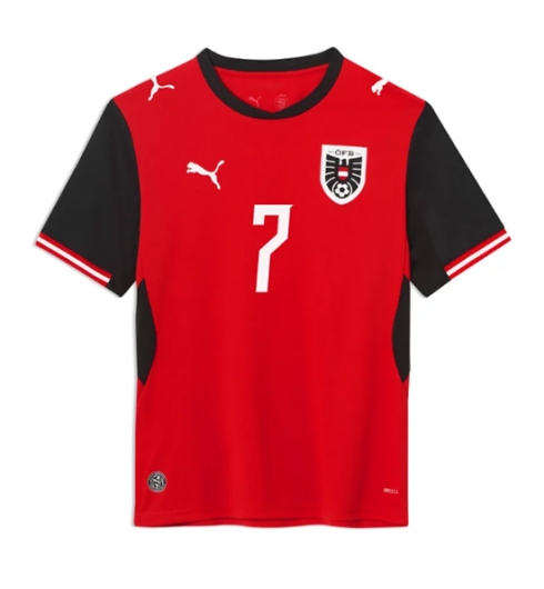 Koszulka piłkarska Austria Marko Arnautovic #7 Koszulka Podstawowej MŚ 2026 Krótki Rękaw 2 Koszulka piłkarska Austria Marko Arnautovic #7 Koszulka Podstawowej MŚ 2026 Krótki Rękaw