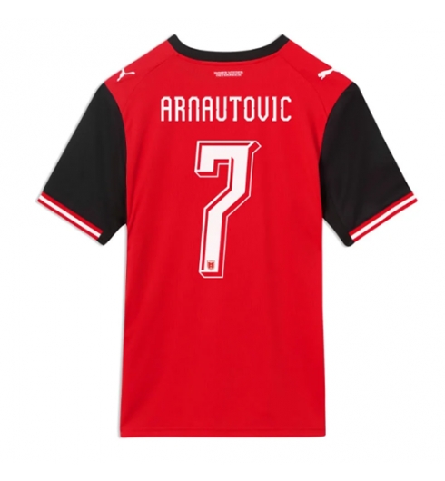 Koszulka piłkarska Austria Marko Arnautovic #7 Koszulka Podstawowej MŚ 2026 Krótki Rękaw Koszulka piłkarska Austria Marko Arnautovic #7 Koszulka Podstawowej MŚ 2026 Krótki Rękaw