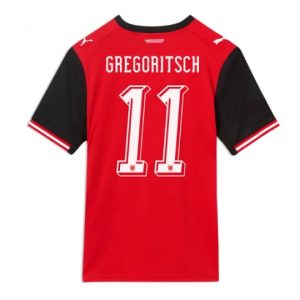 Koszulka piłkarska Austria Michael Gregoritsch #11 Koszulka Podstawowej MŚ 2026 Krótki Rękaw Koszulka piłkarska Austria Michael Gregoritsch #11 Koszulka Podstawowej MŚ 2026 Krótki Rękaw