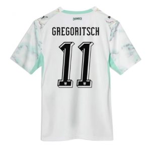 Koszulka piłkarska Austria Michael Gregoritsch #11 Koszulka Wyjazdowej MŚ 2026 Krótki Rękaw Koszulka piłkarska Austria Michael Gregoritsch #11 Koszulka Wyjazdowej MŚ 2026 Krótki Rękaw