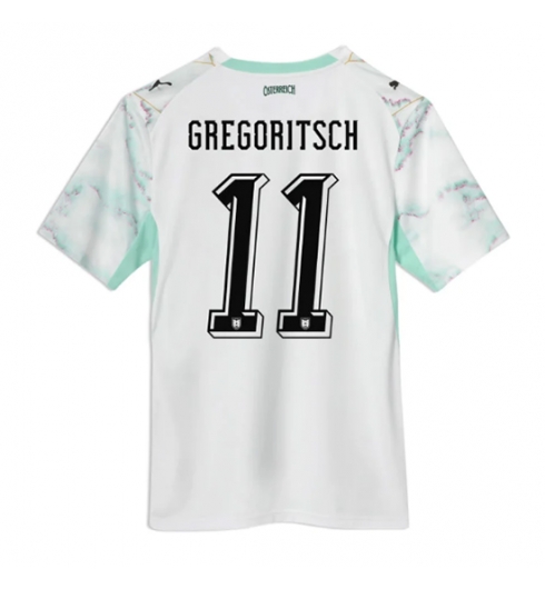Koszulka piłkarska Austria Michael Gregoritsch #11 Koszulka Wyjazdowej MŚ 2026 Krótki Rękaw Koszulka piłkarska Austria Michael Gregoritsch #11 Koszulka Wyjazdowej MŚ 2026 Krótki Rękaw