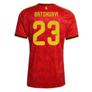 Koszulka piłkarska Belgia Michy Batshuayi #23 Koszulka Podstawowej MŚ 2026 Krótki Rękaw