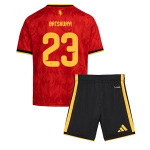 Koszulka piłkarska Belgia Michy Batshuayi #23 Koszulka Podstawowej dziecięce MŚ 2026 +Krótkie Spodenk