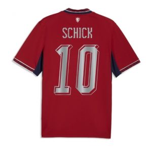 Koszulka piłkarska Czechy Patrik Schick #10 Koszulka Podstawowej MŚ 2026 Krótki Rękaw Koszulka piłkarska Czechy Patrik Schick #10 Koszulka Podstawowej MŚ 2026 Krótki Rękaw