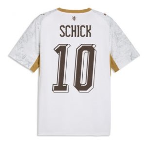 Koszulka piłkarska Czechy Patrik Schick #10 Koszulka Wyjazdowej MŚ 2026 Krótki Rękaw 146 Koszulka piłkarska Czechy Patrik Schick #10 Koszulka Wyjazdowej MŚ 2026 Krótki Rękaw
