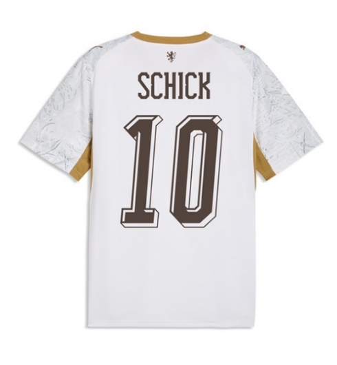 Koszulka piłkarska Czechy Patrik Schick #10 Koszulka Wyjazdowej MŚ 2026 Krótki Rękaw Koszulka piłkarska Czechy Patrik Schick #10 Koszulka Wyjazdowej MŚ 2026 Krótki Rękaw