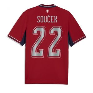 Koszulka piłkarska Czechy Tomas Soucek #22 Koszulka Podstawowej MŚ 2026 Krótki Rękaw Koszulka piłkarska Czechy Tomas Soucek #22 Koszulka Podstawowej MŚ 2026 Krótki Rękaw