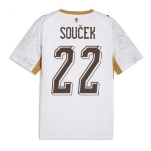 Koszulka piłkarska Czechy Tomas Soucek #22 Koszulka Wyjazdowej MŚ 2026 Krótki Rękaw Koszulka piłkarska Czechy Tomas Soucek #22 Koszulka Wyjazdowej MŚ 2026 Krótki Rękaw