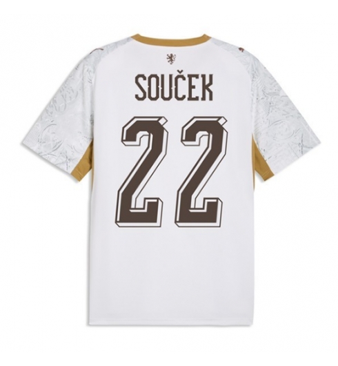Koszulka piłkarska Czechy Tomas Soucek #22 Koszulka Wyjazdowej MŚ 2026 Krótki Rękaw Koszulka piłkarska Czechy Tomas Soucek #22 Koszulka Wyjazdowej MŚ 2026 Krótki Rękaw