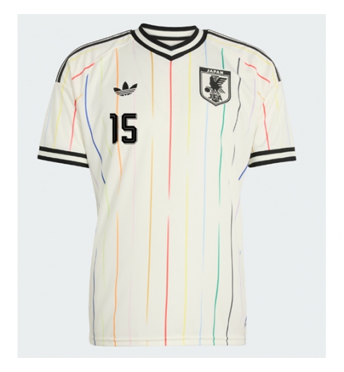 Koszulka piłkarska Japonia Daichi Kamada #15 Koszulka Wyjazdowej MŚ 2026 Krótki Rękaw 2 Koszulka piłkarska Japonia Daichi Kamada #15 Koszulka Wyjazdowej MŚ 2026 Krótki Rękaw