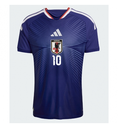 Koszulka piłkarska Japonia Ritsu Doan #10 Koszulka Podstawowej MŚ 2026 Krótki Rękaw 2 Koszulka piłkarska Japonia Ritsu Doan #10 Koszulka Podstawowej MŚ 2026 Krótki Rękaw