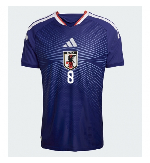 Koszulka piłkarska Japonia Takumi Minamino #8 Koszulka Podstawowej MŚ 2026 Krótki Rękaw 2 Koszulka piłkarska Japonia Takumi Minamino #8 Koszulka Podstawowej MŚ 2026 Krótki Rękaw