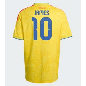 Koszulka piłkarska Kolumbia James Rodriguez #10 Koszulka Podstawowej MŚ 2026 Krótki Rękaw Koszulka piłkarska Kolumbia James Rodriguez #10 Koszulka Podstawowej MŚ 2026 Krótki Rękaw