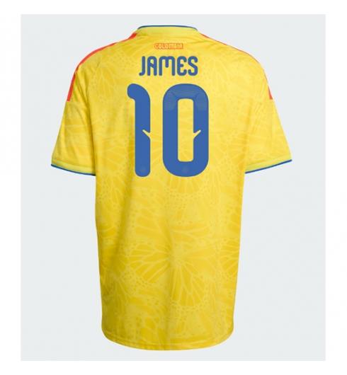 Koszulka piłkarska Kolumbia James Rodriguez #10 Koszulka Podstawowej MŚ 2026 Krótki Rękaw Koszulka piłkarska Kolumbia James Rodriguez #10 Koszulka Podstawowej MŚ 2026 Krótki Rękaw