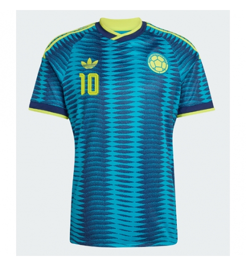 Koszulka piłkarska Kolumbia James Rodriguez #10 Koszulka Wyjazdowej MŚ 2026 Krótki Rękaw 2 Koszulka piłkarska Kolumbia James Rodriguez #10 Koszulka Wyjazdowej MŚ 2026 Krótki Rękaw