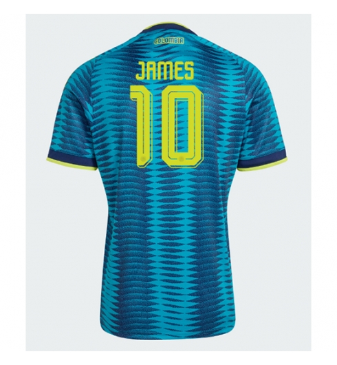 Koszulka piłkarska Kolumbia James Rodriguez #10 Koszulka Wyjazdowej MŚ 2026 Krótki Rękaw Koszulka piłkarska Kolumbia James Rodriguez #10 Koszulka Wyjazdowej MŚ 2026 Krótki Rękaw