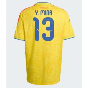 Koszulka piłkarska Kolumbia Yerry Mina #13 Koszulka Podstawowej MŚ 2026 Krótki Rękaw Koszulka piłkarska Kolumbia Yerry Mina #13 Koszulka Podstawowej MŚ 2026 Krótki Rękaw