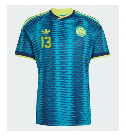 Koszulka piłkarska Kolumbia Yerry Mina #13 Koszulka Wyjazdowej MŚ 2026 Krótki Rękaw 2 Koszulka piłkarska Kolumbia Yerry Mina #13 Koszulka Wyjazdowej MŚ 2026 Krótki Rękaw