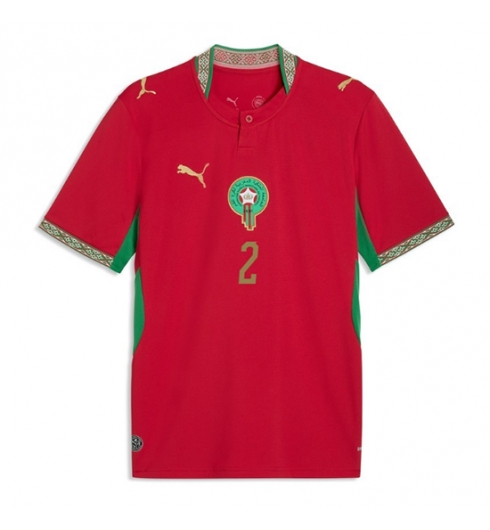 Koszulka piłkarska Maroko Achraf Hakimi #2 Koszulka Podstawowej MŚ 2026 Krótki Rękaw 2 Koszulka piłkarska Maroko Achraf Hakimi #2 Koszulka Podstawowej MŚ 2026 Krótki Rękaw