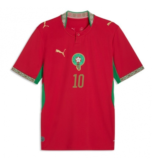 Koszulka piłkarska Maroko Brahim Diaz #10 Koszulka Podstawowej MŚ 2026 Krótki Rękaw 2 Koszulka piłkarska Maroko Brahim Diaz #10 Koszulka Podstawowej MŚ 2026 Krótki Rękaw