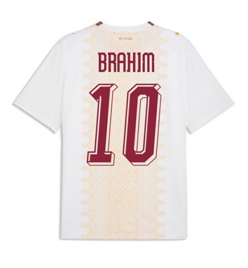 Koszulka piłkarska Maroko Brahim Diaz #10 Koszulka Wyjazdowej MŚ 2026 Krótki Rękaw Koszulka piłkarska Maroko Brahim Diaz #10 Koszulka Wyjazdowej MŚ 2026 Krótki Rękaw