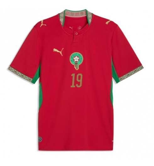 Koszulka piłkarska Maroko Youssef En-Nesyri #19 Koszulka Podstawowej MŚ 2026 Krótki Rękaw 2 Koszulka piłkarska Maroko Youssef En-Nesyri #19 Koszulka Podstawowej MŚ 2026 Krótki Rękaw