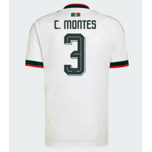Koszulka piłkarska Meksyk Cesar Montes #3 Koszulka Wyjazdowej MŚ 2026 Krótki Rękaw
