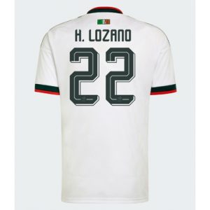 Koszulka piłkarska Meksyk Hirving Lozano #22 Koszulka Wyjazdowej MŚ 2026 Krótki Rękaw