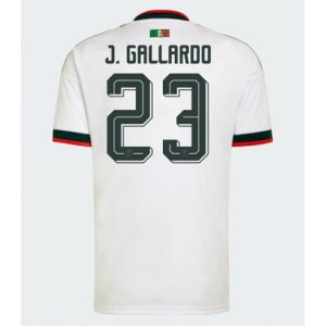 Koszulka piłkarska Meksyk Jesus Gallardo #23 Koszulka Wyjazdowej MŚ 2026 Krótki Rękaw