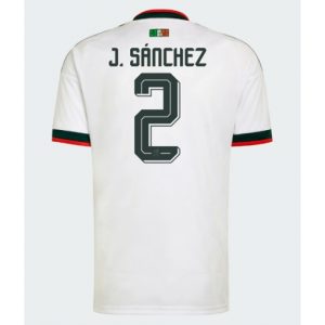 Koszulka piłkarska Meksyk Jorge Sanchez #2 Koszulka Wyjazdowej MŚ 2026 Krótki Rękaw
