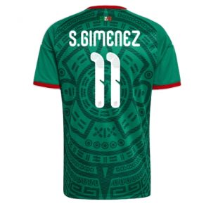 Koszulka piłkarska Meksyk Santiago Gimenez #11 Koszulka Podstawowej MŚ 2026 Krótki Rękaw