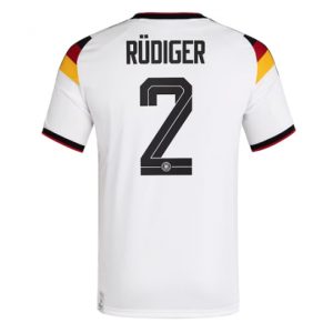 Koszulka piłkarska Niemcy Antonio Rudiger #2 Koszulka Podstawowej MŚ 2026 Krótki Rękaw Koszulka piłkarska Niemcy Antonio Rudiger #2 Koszulka Podstawowej MŚ 2026 Krótki Rękaw