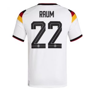 Koszulka piłkarska Niemcy David Raum #22 Koszulka Podstawowej MŚ 2026 Krótki Rękaw Koszulka piłkarska Niemcy David Raum #22 Koszulka Podstawowej MŚ 2026 Krótki Rękaw