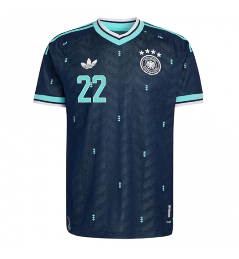 Koszulka piłkarska Niemcy David Raum #22 Koszulka Wyjazdowej MŚ 2026 Krótki Rękaw 2 Koszulka piłkarska Niemcy David Raum #22 Koszulka Wyjazdowej MŚ 2026 Krótki Rękaw