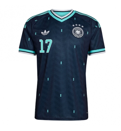Koszulka piłkarska Niemcy Florian Wirtz #17 Koszulka Wyjazdowej MŚ 2026 Krótki Rękaw 2 Koszulka piłkarska Niemcy Florian Wirtz #17 Koszulka Wyjazdowej MŚ 2026 Krótki Rękaw
