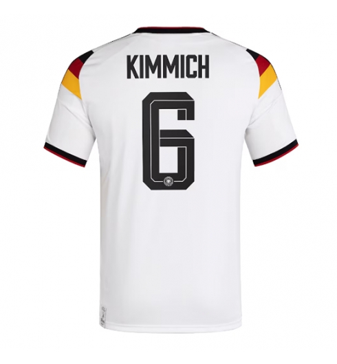 Koszulka piłkarska Niemcy Joshua Kimmich #6 Koszulka Podstawowej MŚ 2026 Krótki Rękaw Koszulka piłkarska Niemcy Joshua Kimmich #6 Koszulka Podstawowej MŚ 2026 Krótki Rękaw