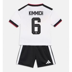 Koszulka piłkarska Niemcy Joshua Kimmich #6 Koszulka Podstawowej dziecięce MŚ 2026 +Krótkie Spodenk