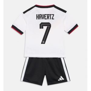Koszulka piłkarska Niemcy Kai Havertz #7 Koszulka Podstawowej dziecięce MŚ 2026 +Krótkie Spodenk