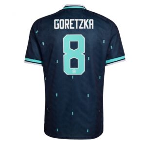 Koszulka piłkarska Niemcy Leon Goretzka #8 Koszulka Wyjazdowej MŚ 2026 Krótki Rękaw Koszulka piłkarska Niemcy Leon Goretzka #8 Koszulka Wyjazdowej MŚ 2026 Krótki Rękaw