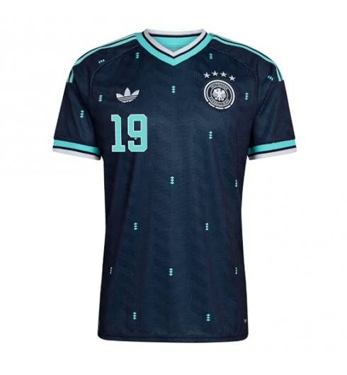 Koszulka piłkarska Niemcy Leroy Sane #19 Koszulka Wyjazdowej MŚ 2026 Krótki Rękaw 2 Koszulka piłkarska Niemcy Leroy Sane #19 Koszulka Wyjazdowej MŚ 2026 Krótki Rękaw