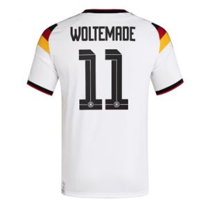 Koszulka piłkarska Niemcy Nick Woltemade #11 Koszulka Podstawowej MŚ 2026 Krótki Rękaw Koszulka piłkarska Niemcy Nick Woltemade #11 Koszulka Podstawowej MŚ 2026 Krótki Rękaw