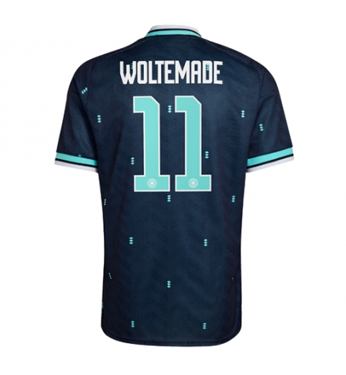 Koszulka piłkarska Niemcy Nick Woltemade #11 Koszulka Wyjazdowej MŚ 2026 Krótki Rękaw Koszulka piłkarska Niemcy Nick Woltemade #11 Koszulka Wyjazdowej MŚ 2026 Krótki Rękaw